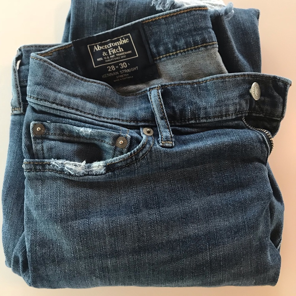 Abercrombie Keenan Straight Jeans 28x30